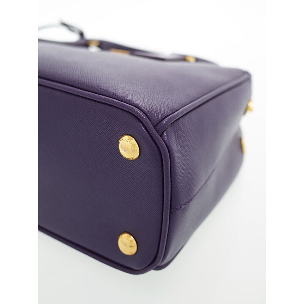 PRADA Galleria Saffiano Leather Shoulder Bag Handbag Bag - Picture 8 of 9